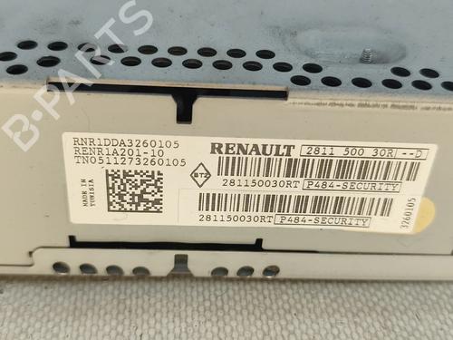 Radio RENAULT MEGANE III Grandtour (KZ0/1) 1.5 dCi (KZ09, KZ0D, KZ1G, KZ29, KZ14, KZ1W, KZ10, KZ1F,... | BP30489436E6 