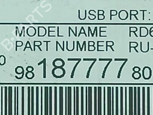 Radio PEUGEOT EXPERT Van (V_) 1.6 BlueHDi 95 | BP30352657E6