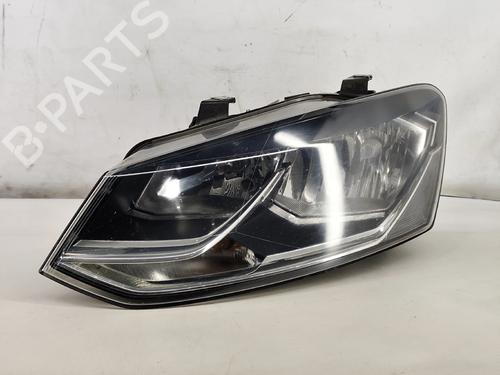 Used Left headlight VW POLO V (6R1, 6C1) 1.0 (75 hp) 30804644