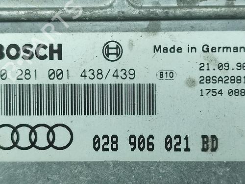 Engine control unit (ECU) AUDI A4 B5 (8D2) 1.9 TDI | BP30362968M57 