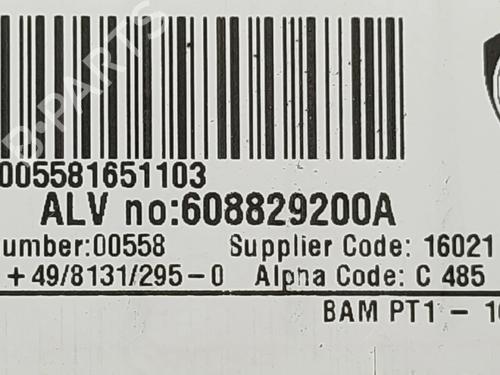 Passenger airbag FIAT 500 C (312_) 1.2 (312CXA1A, 312AXA1A) | BP30513610C10 