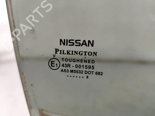 Rear right door window NISSAN LEAF (ZE1) Electric | BP31027690C21 