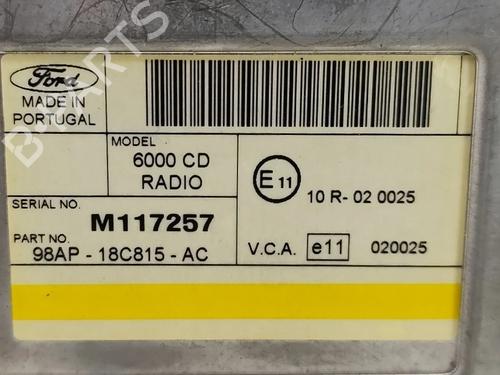 Radio FORD FOCUS I Turnier (DNW) 1.6 16V | BP31048586E6 