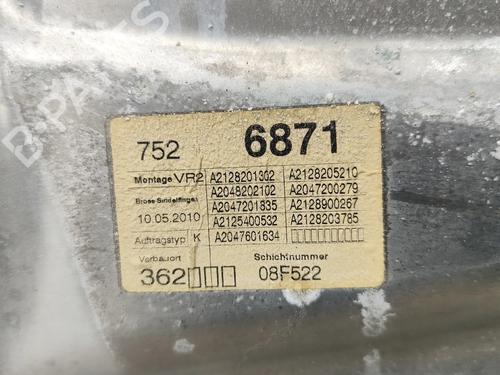 Front right window mechanism MERCEDES-BENZ E-CLASS T-Model (S212) E 200 CDI / BlueTEC (212.205, 212.206) | BP31269278C23 