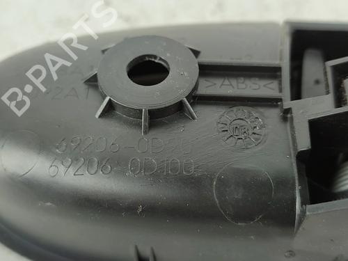 Used Rear left interior door handle TOYOTA YARIS (_P9_) 1.0 VVT-i (KSP90_, KSP90R) (69 hp) 31293024