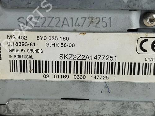 Radio SKODA FABIA I (6Y2) 1.4 | BP31652954E6