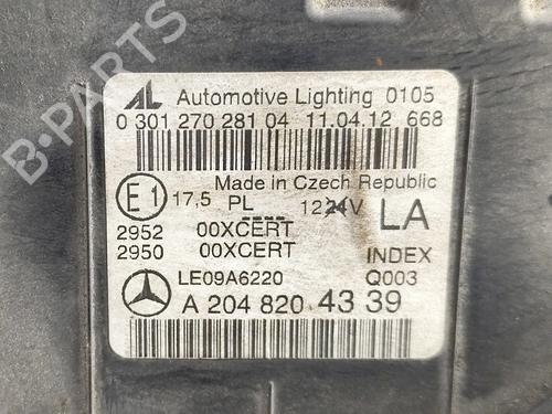 Left headlight MERCEDES-BENZ C-CLASS (W204) C 220 CDI (204.002) | BP31667672C28