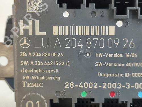 Electronic module MERCEDES-BENZ C-CLASS T-Model (S204) C 220 CDI (204.208) | BP31672486M83 