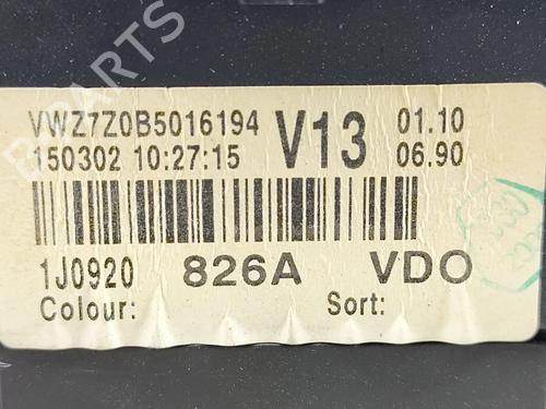 Instrument cluster VW GOLF IV (1J1) 1.6 16V | BP31828141C47 