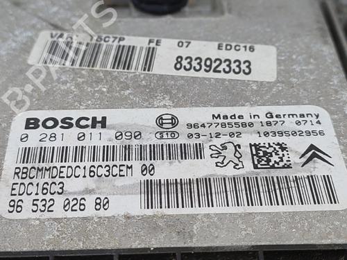 Engine control unit (ECU) PEUGEOT 307 Break (3E) 1.4 HDi | BP31345030M57 - Image 6