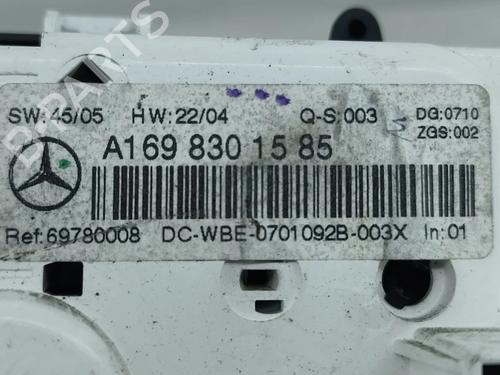 Climate control MERCEDES-BENZ A-CLASS (W169) A 160 CDI (169.006, 169.306) | BP30263393I5 