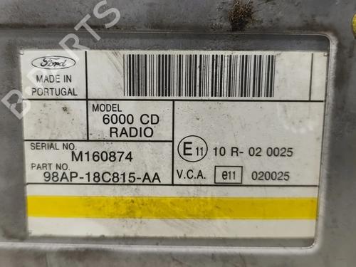 Radio FORD FOCUS I (DAW, DBW) 1.8 Turbo DI / TDDi | BP32125389E6 