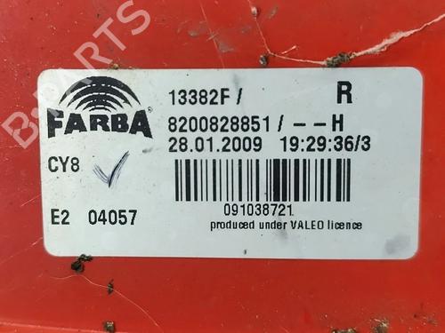 Right taillight RENAULT CLIO III (BR0/1, CR0/1) 1.5 dCi (C/BR0G, C/BR1G) | BP32110827C35