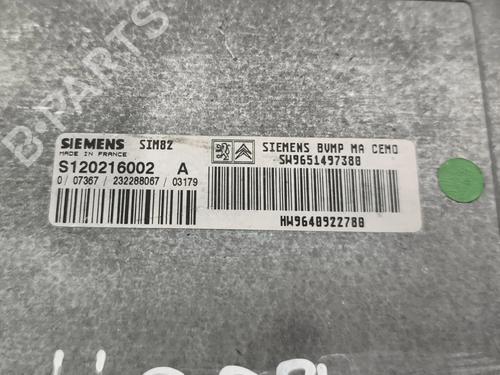 Engine control unit (ECU) CITROËN C3 Pluriel (HB_) 1.6 | BP27998813M57  - Image 9