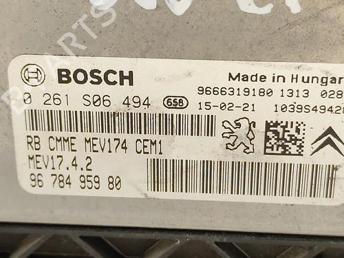 Engine control unit (ECU) PEUGEOT 208 I (CA_, CC_) 1.6 VTi | BP33001596M57  - Image 5