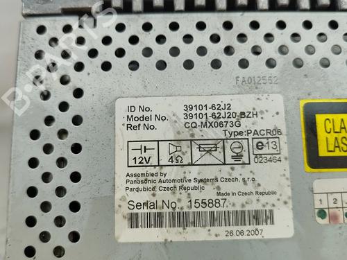 Radio SUZUKI SWIFT III (MZ, EZ) 1.3 DDiS (RS413D) | BP31310214E6  - Image 5