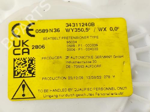 Front right seatbelt MERCEDES-BENZ EQE (V295) EQE 350+ (295.121) | BP33471745I25  - Image 6
