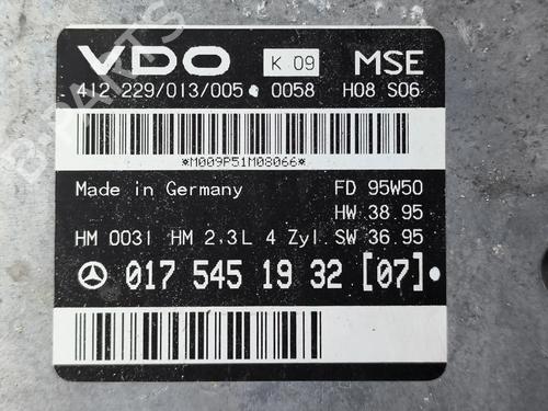 Engine control unit (ECU) MERCEDES-BENZ E-CLASS (W210) E 230 (210.037) | BP33943967M57 - Image 9