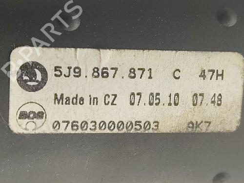 Rear parcel shelf SKODA FABIA II Combi (545) 1.2 TSI | BP33433946C85  - Image 5