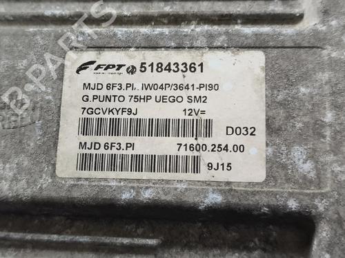 Engine control unit (ECU) FIAT GRANDE PUNTO (199_) 1.3 D Multijet | BP34724487M57 - Image 9