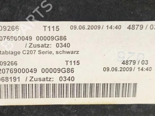 Rear parcel shelf MERCEDES-BENZ E-CLASS Coupe (C207) E 350 CDI (207.322) | BP35793255C85  - Image 16