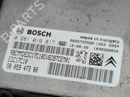 Engine control unit (ECU) PEUGEOT PARTNER Box Body/MPV 1.6 HDi 90 | BP36563326M57  - Image 9