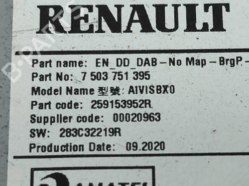 Radio RENAULT ZOE (BFM_) ZOE (BFMD) | BP37235710E6  - Image 11