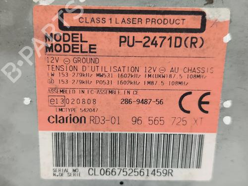 Radio CITROËN C8 (EA_, EB_) 2.0 HDi | BP37025740E6  - Image 8