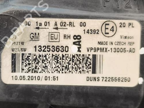 Right headlight OPEL MERIVA B MPV (S10) 1.3 CDTI (75) | BP37696617C29 - Image 8