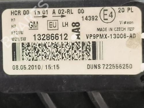 Left headlight OPEL MERIVA B MPV (S10) 1.3 CDTI (75) | BP37696618C28 - Image 8