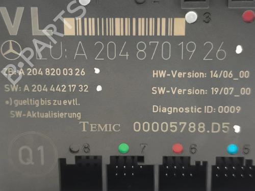 Electronic module MERCEDES-BENZ C-CLASS T-Model (S204) C 220 CDI (204.208) | BP37721060M83 - Image 7