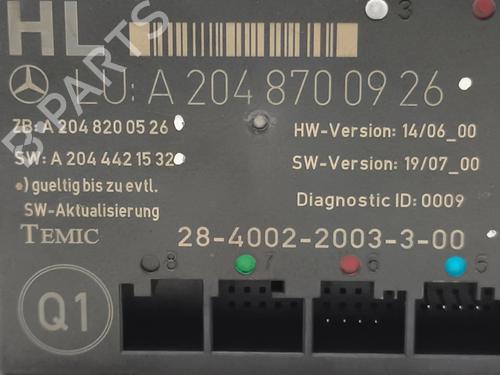 Electronic module MERCEDES-BENZ C-CLASS T-Model (S204) C 220 CDI (204.208) | BP37721063M83 - Image 7