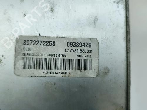 Engine control unit (ECU) OPEL CORSA C Hatchback Van (X01) 1.7 DTI 16V (F08, W5L) | BP38001987M57 - Image 5