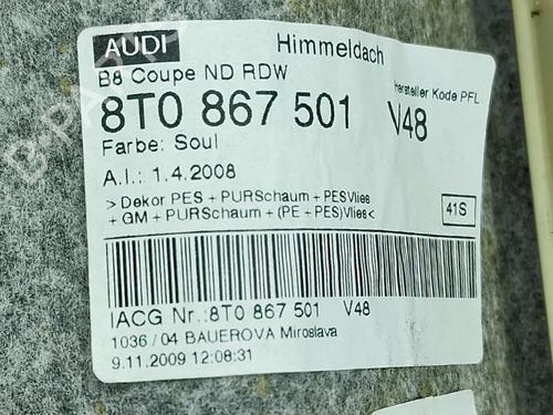 Interiør tag AUDI A5 (8T3) 2.7 TDI | BP38338623I12 - Image 3