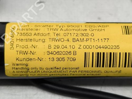 Front right seatbelt OPEL MERIVA B MPV (S10) 1.3 CDTI (75) | BP37699511I25 - Image 8