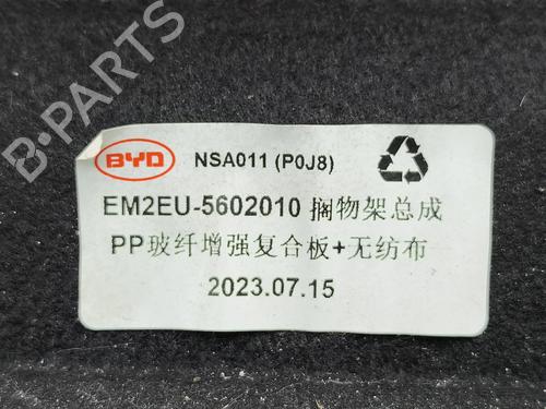 Hattehylle BYD DOLPHIN EV | BP38525903C85  - Image 5