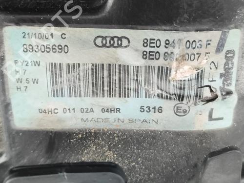 Left headlight AUDI A4 B6 (8E2) 1.9 TDI | BP38566703C28 - Image 8