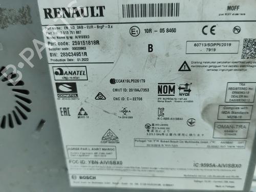 Radio RENAULT CLIO V (B7_) 1.0 TCe 90 (B7MT) | BP38709593E6 - Image 5