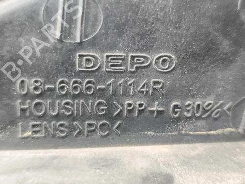 Right headlight LANCIA YPSILON (843_) 1.2 (843.AXA1A) | BP38705734C29 - Image 8