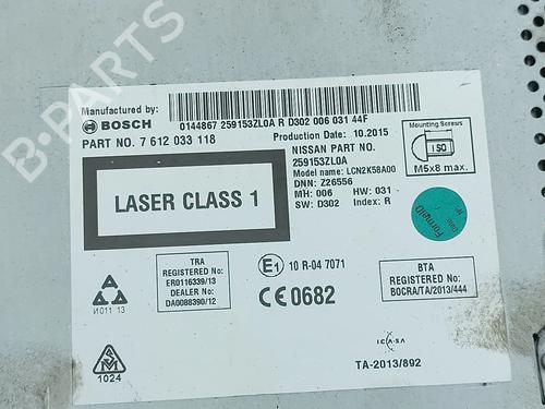 Radio NISSAN PULSAR Hatchback (C13) 1.5 dCi | BP39144663E6 - Image 6