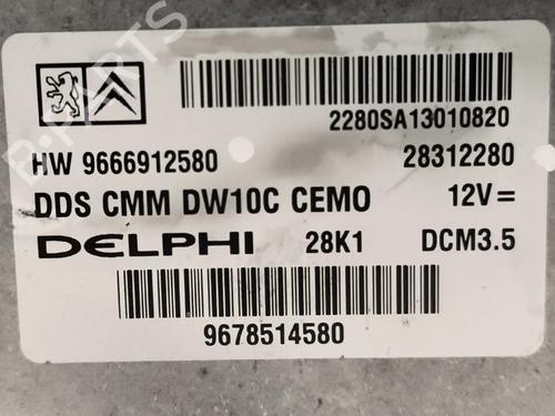 Engine control unit (ECU) PEUGEOT 508 I (8D_) 2.0 HDi | BP39382792M57 - Image 10