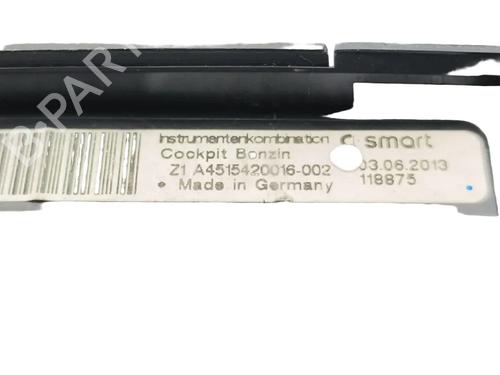 Instrument cluster SMART FORTWO Coupe (451) 1.0 (451.331, 451.380) | BP39887121C47  - Image 8