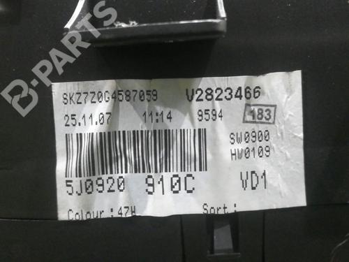Instrument cluster SKODA FABIA II (542) 1.4 TDI | BP6188201C47 