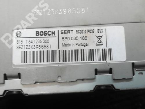 Radio SEAT LEON (1P1) 1.4 TSI | BP6196709E6 