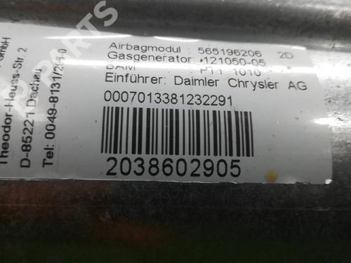 Passenger airbag MERCEDES-BENZ C-CLASS (W203) C 270 CDI (203.016) | BP6198765C10 
