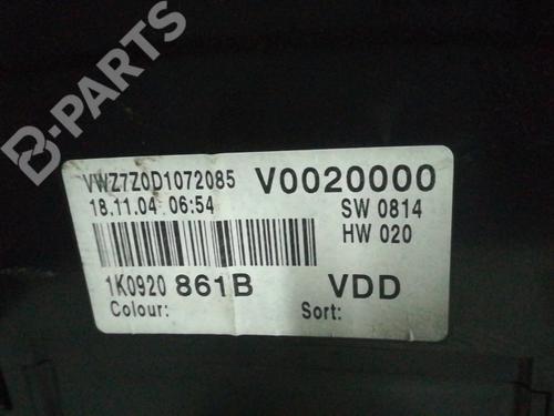 Instrument cluster VW GOLF V (1K1) 2.0 TDI 16V | BP6205878C47 