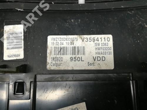 Kombinert Instrument VW GOLF V (1K1)  | BP6219303C47