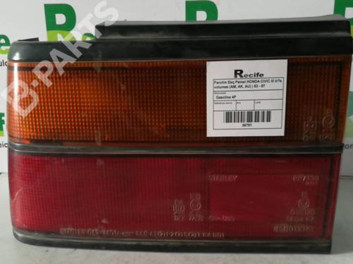 Used Left taillight HONDA CIVIC III Saloon (AM, AK, AU) [1983-1988]  6223991