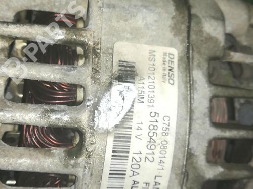 Alternator OPEL COMBO Box Body/MPV (X12) 1.3 CDTI (B05) | BP6224473M7 