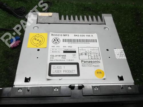 Radio VW GOLF VI (5K1) 1.6 TDI | BP6231633E6